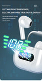 Wireless Bluetooth Earphones HIFI Stereo Waterproof Sports Headphones TWS Mic HD Call Headset LED Display Music Gaming Earbuds