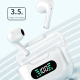 Wireless Bluetooth Earphones HIFI Stereo Waterproof Sports Headphones TWS Mic HD Call Headset LED Display Music Gaming Earbuds