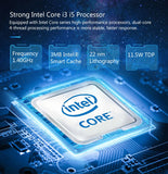 Tolibek HTPC Fanless Mini PC Windows 10 Intel Core i3 5005U i5 4200U Celeron 2955U DDR3L WiFi HDMI 8*USB Office Mini Computer