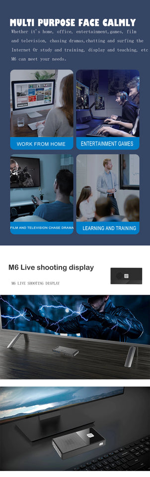 M6 Mini PC 12th Gen Intel N200 2.9GHz Windows 11Pro DDR5 NVMe SSD Pocket Computer HDMI2 4K@60Hz WiFi 6 BT5.2 N100 N5105 2933MHz