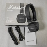 100% Original Marshall MAJOR LV Wireless Bluetooth Headphones Heavy Bass Foldable Earphones Music Gaming with Microphone Headset