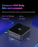 i9 13900H i7 13800H 13th Gen Intel Gaming Mini PC 2*DDR5 2*PCIe 2*2.5G LAN Firewall PC Windows 11 Office Mini Computer WiFi6E