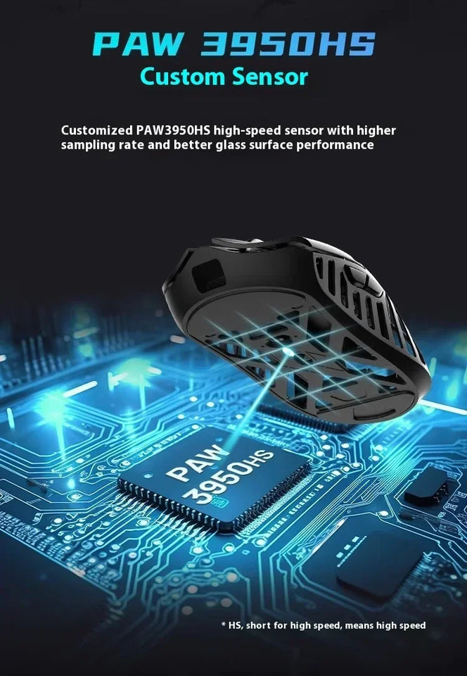 WLmouse Beast X Max Mouse Magnesium Alloy 8K PAW3950HS Sensor FPS Gamer Lightweight Wireless Mouse Pc Gaming Accessories Gifts