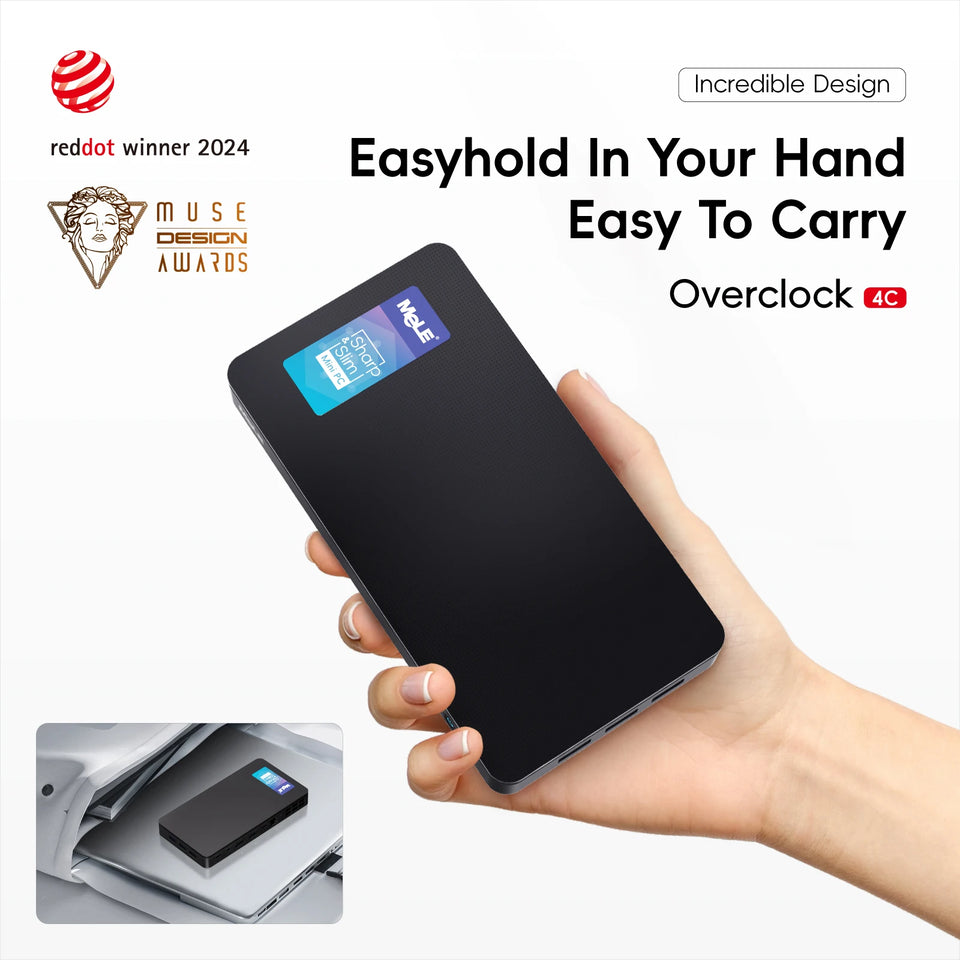 MeLE Slim Mini PC N100 16GB 32GB 512GB Windows 11 Industrial Computer WiFi5 Dual HDMI Type Display USB-C Overclock4C