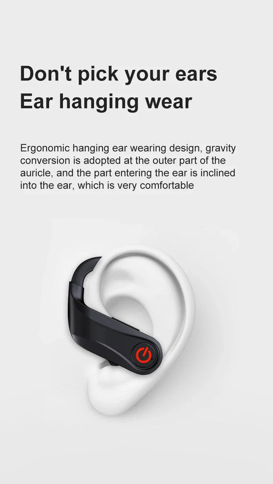 Q20TWS Wireless Headphones HIFI Sound Bluetooth Earphone Noise Reduction Sport Headset IPX7 Waterproof Earbuds With Dual Mic