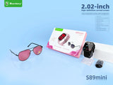 S89 mini smartwatch watches Waterproof wireless charging Bluetooth calling Fitness tracking android smart wristbands