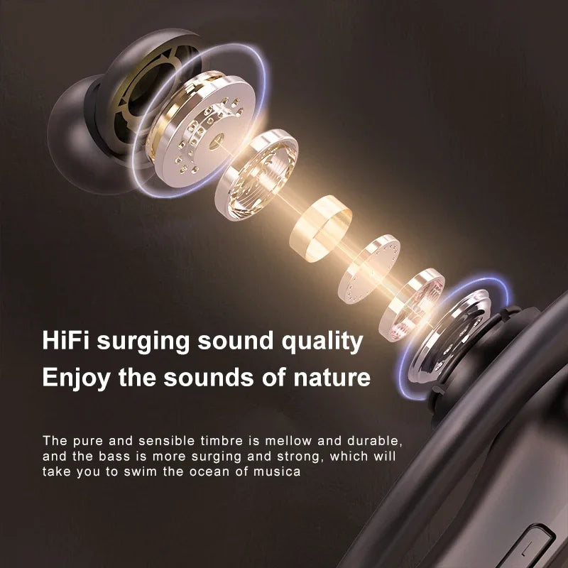 Q20TWS Wireless Headphones HIFI Sound Bluetooth Earphone Noise Reduction Sport Headset IPX7 Waterproof Earbuds With Dual Mic