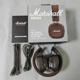 100% Original Marshall MAJOR LV Wireless Bluetooth Headphones Heavy Bass Foldable Earphones Music Gaming with Microphone Headset