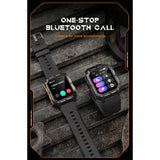 C20 Pro Smart Watch For Men 1.83 Inch Bluetooth-compatible Music Call Outdoor Sports Fitness Smartwatch for Android 6.0+ Ios 9.0