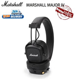 100% Original Marshall MAJOR LV Wireless Bluetooth Headphones Heavy Bass Foldable Earphones Music Gaming with Microphone Headset