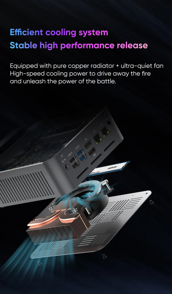 i9 13900H i7 13800H 13th Gen Intel Gaming Mini PC 2*DDR5 2*PCIe 2*2.5G LAN Firewall PC Windows 11 Office Mini Computer WiFi6E