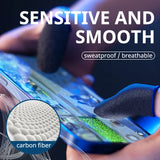20/40pcs Finger Cover Breathable Game Controller Finger Sleeve For PUBG Sweat Proof Non-Scratch Touch Screen Gaming Thumb Gloves