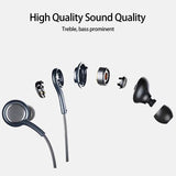 Headphones Wired Usb Type C Earphone for Samsung Galaxy Note S10 S20 S21 S22 Plus Ultra Noise Canceling Earbuds Headset with Mic
