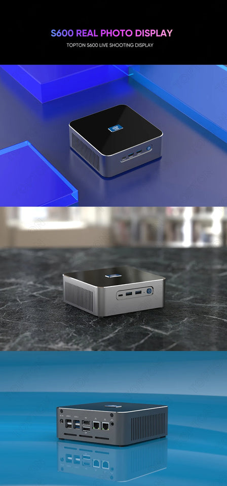 i9 13900H i7 13800H 13th Gen Intel Gaming Mini PC 2*DDR5 2*PCIe 2*2.5G LAN Firewall PC Windows 11 Office Mini Computer WiFi6E