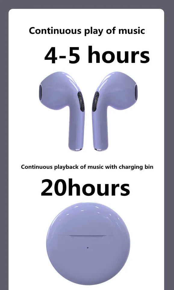 Original Air Pro 6 TWS Wireless Headphones Fone Bluetooth Earphones Mic Pods InEar Earpods Pro6 Earbuds sport Headset For Xiaomi