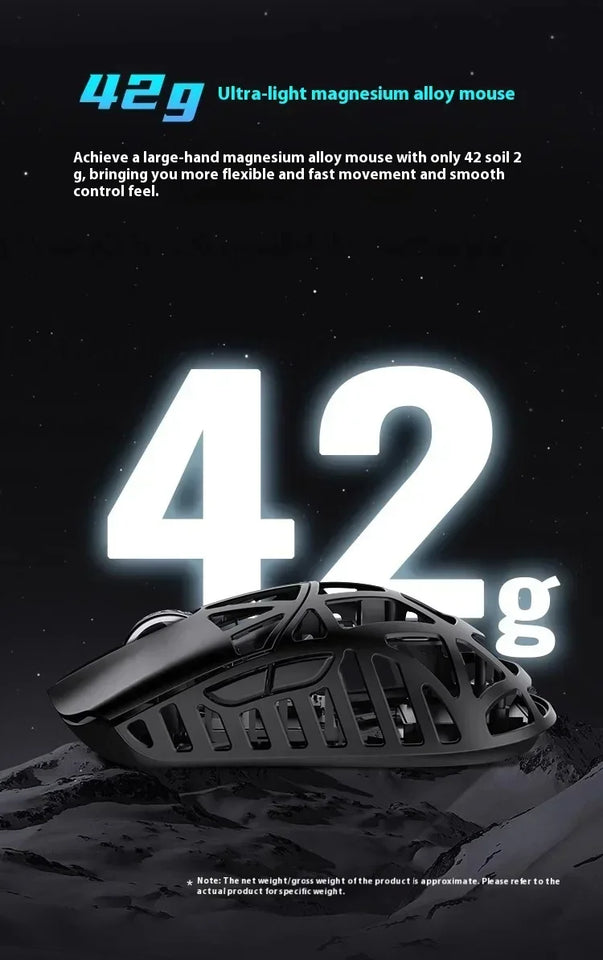 WLmouse Beast X Max Mouse Magnesium Alloy 8K PAW3950HS Sensor FPS Gamer Lightweight Wireless Mouse Pc Gaming Accessories Gifts