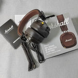 100% Original Marshall MAJOR LV Wireless Bluetooth Headphones Heavy Bass Foldable Earphones Music Gaming with Microphone Headset